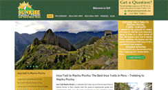 Desktop Screenshot of incatrailmachu-picchu.com